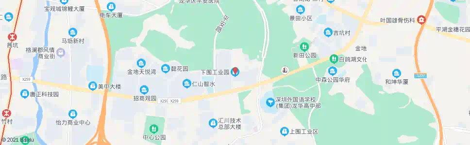 深圳樟坑径下围工业园_公交站地图_深圳公交_妙搜公交查询2025