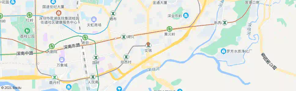深圳文锦路口_公交站地图_深圳公交_妙搜公交查询2025