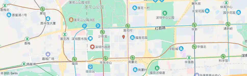 深圳深业花园_公交站地图_深圳公交_妙搜公交查询2025