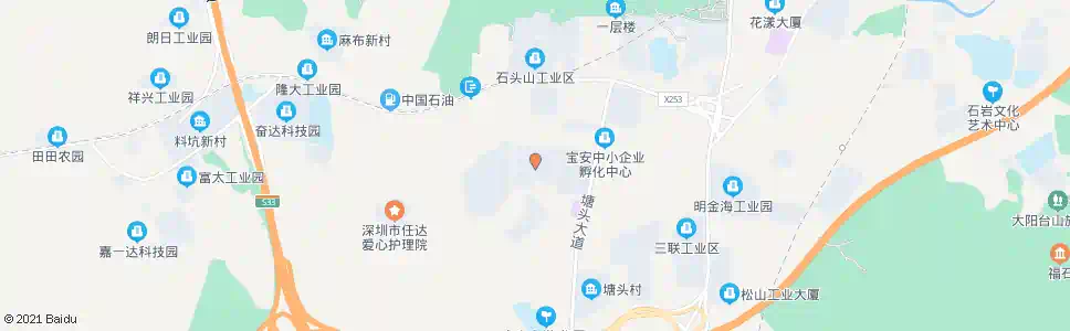 深圳拓邦工业园_公交站地图_深圳公交_妙搜公交查询2025