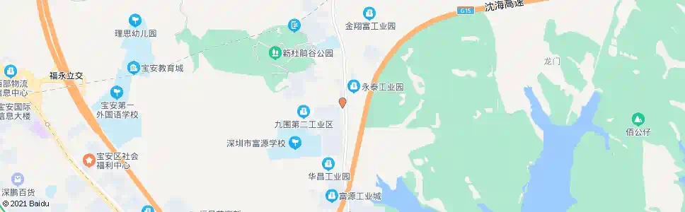 深圳蔗园布村_公交站地图_深圳公交_妙搜公交查询2025