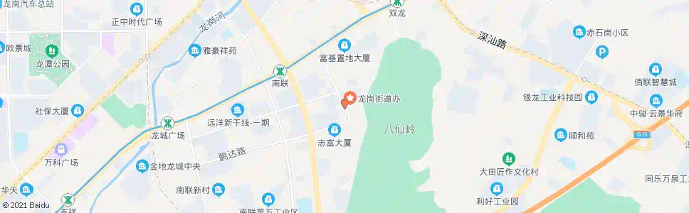深圳龙岗会堂_公交站地图_深圳公交_妙搜公交查询2025