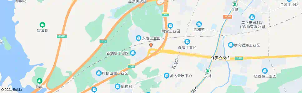 深圳228工业区_公交站地图_深圳公交_妙搜公交查询2025