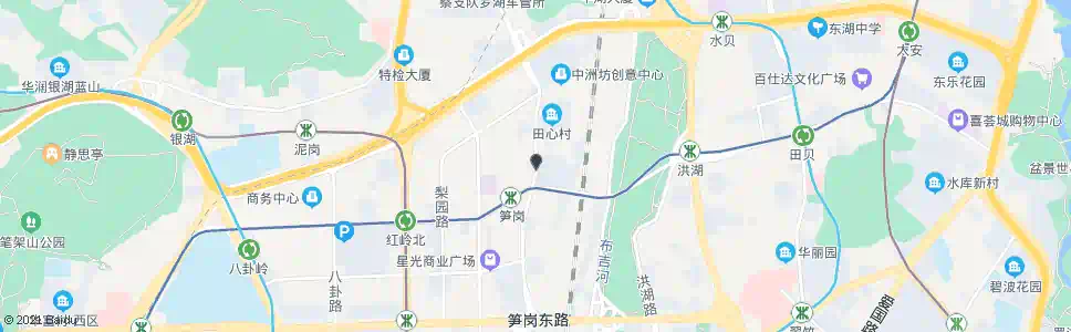 深圳笋岗村牌坊_公交站地图_深圳公交_妙搜公交查询2025