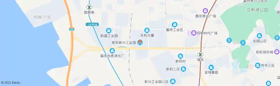 深圳新和新兴工业园_公交站地图_深圳公交_妙搜公交查询2025