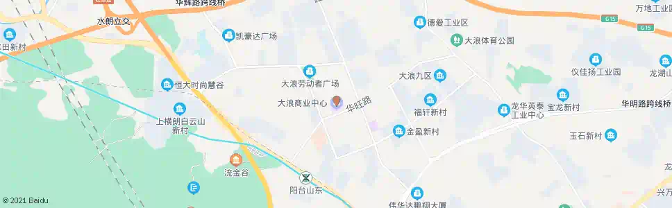深圳大浪同富裕路口_公交站地图_深圳公交_妙搜公交查询2025