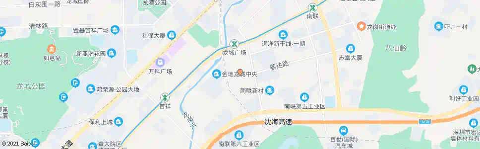 深圳向前村_公交站地图_深圳公交_妙搜公交查询2025