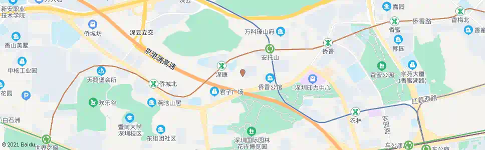 深圳安托山场站_公交站地图_深圳公交_妙搜公交查询2025