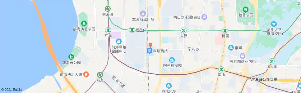 深圳南山派出所西_公交站地图_深圳公交_妙搜公交查询2025