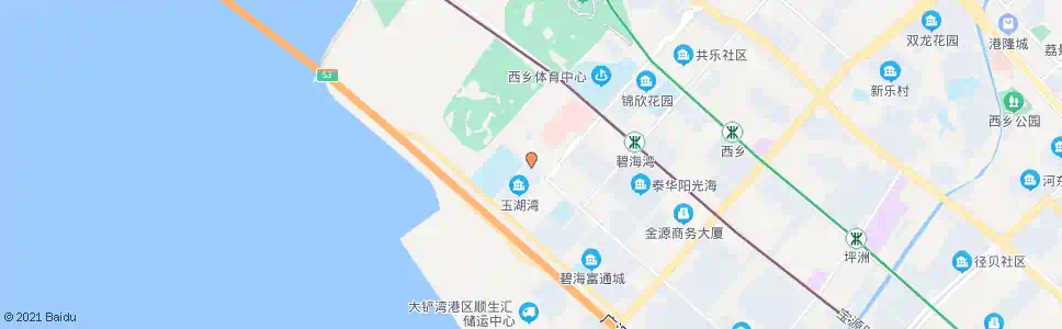 深圳西乡中学_公交站地图_深圳公交_妙搜公交查询2025