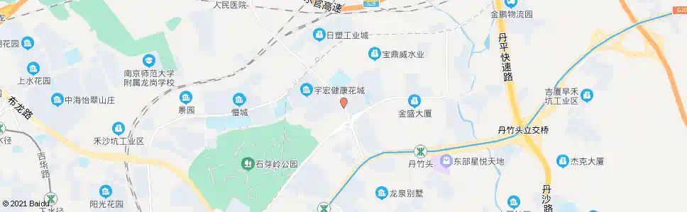 深圳尚峰花园_公交站地图_深圳公交_妙搜公交查询2025