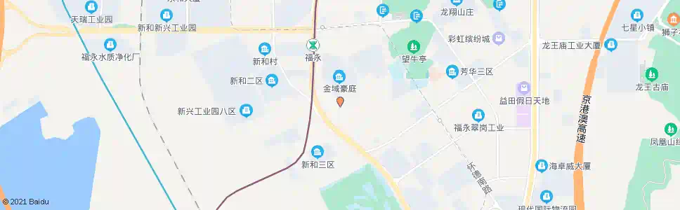 深圳新五花园_公交站地图_深圳公交_妙搜公交查询2025