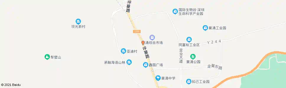 深圳葵涌邮局_公交站地图_深圳公交_妙搜公交查询2025