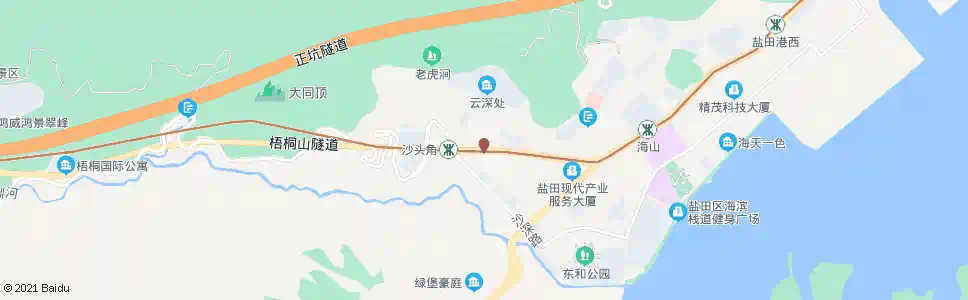 深圳沙头角消防中队_公交站地图_深圳公交_妙搜公交查询2025
