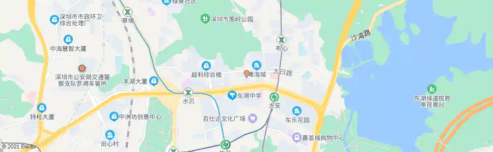 深圳君逸华府_公交站地图_深圳公交_妙搜公交查询2025