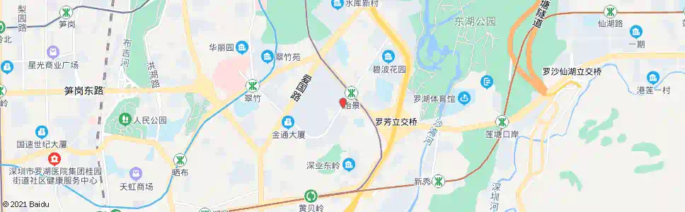 深圳荷花市场_公交站地图_深圳公交_妙搜公交查询2025