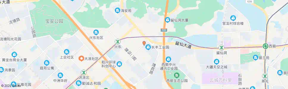 深圳长丰工业园_公交站地图_深圳公交_妙搜公交查询2025