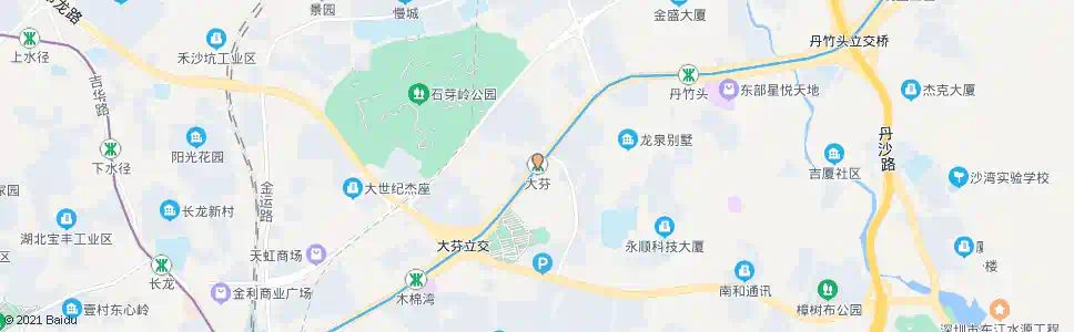 深圳大芬站_公交站地图_深圳公交_妙搜公交查询2025