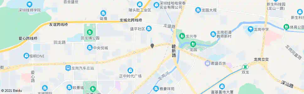 深圳盛平天桥_公交站地图_深圳公交_妙搜公交查询2025