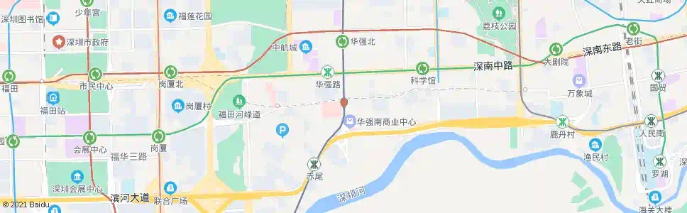 深圳华强南_公交站地图_深圳公交_妙搜公交查询2025