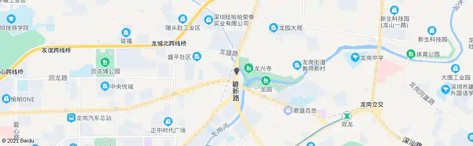 深圳龙园印象_公交站地图_深圳公交_妙搜公交查询2025