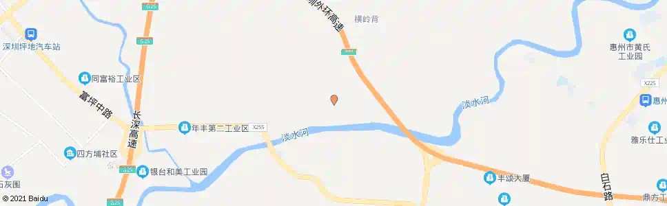 深圳横岭工业区1_公交站地图_深圳公交_妙搜公交查询2025