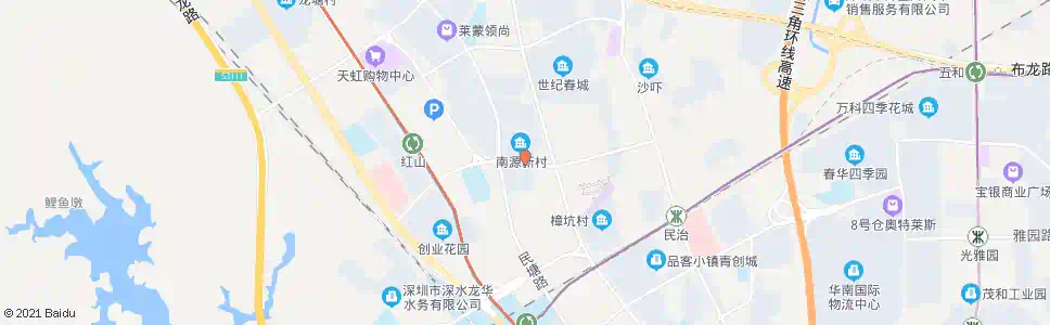 深圳南贤广场_公交站地图_深圳公交_妙搜公交查询2025