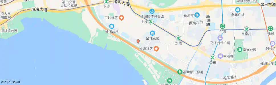 深圳金海湾花园_公交站地图_深圳公交_妙搜公交查询2025