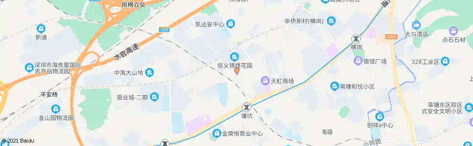 深圳横岗交警中队_公交站地图_深圳公交_妙搜公交查询2025