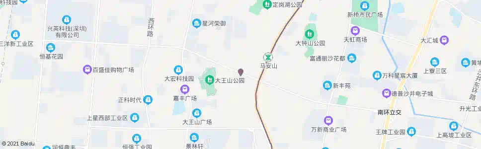 深圳松岗派出所临时站_公交站地图_深圳公交_妙搜公交查询2025