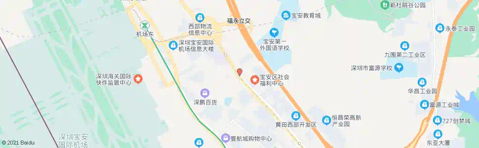深圳宝安交警大队_公交站地图_深圳公交_妙搜公交查询2025