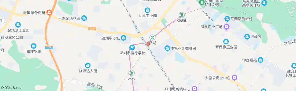 深圳龙运通平湖客运站_公交站地图_深圳公交_妙搜公交查询2025
