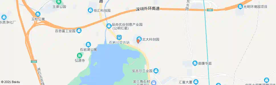 深圳北大方正_公交站地图_深圳公交_妙搜公交查询2025
