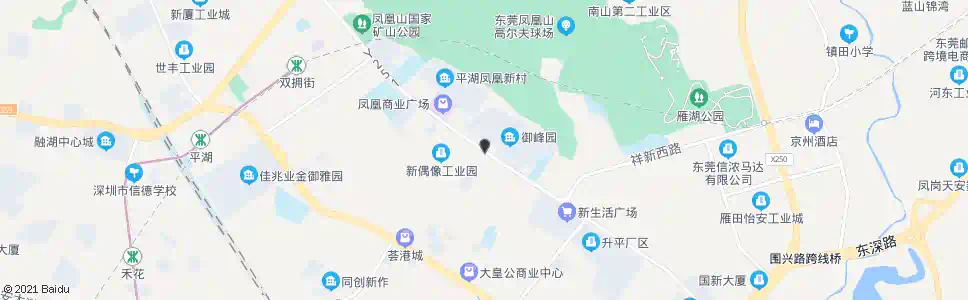 深圳御峰园_公交站地图_深圳公交_妙搜公交查询2025