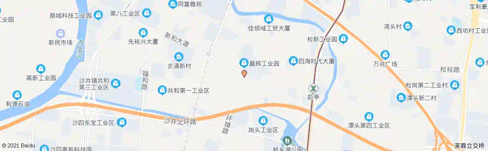 深圳步涌市场_公交站地图_深圳公交_妙搜公交查询2025