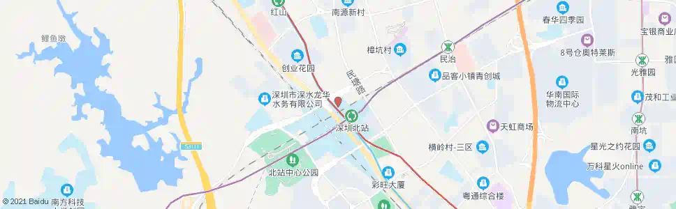 深圳深圳北站枢纽公交场_公交站地图_深圳公交_妙搜公交查询2025