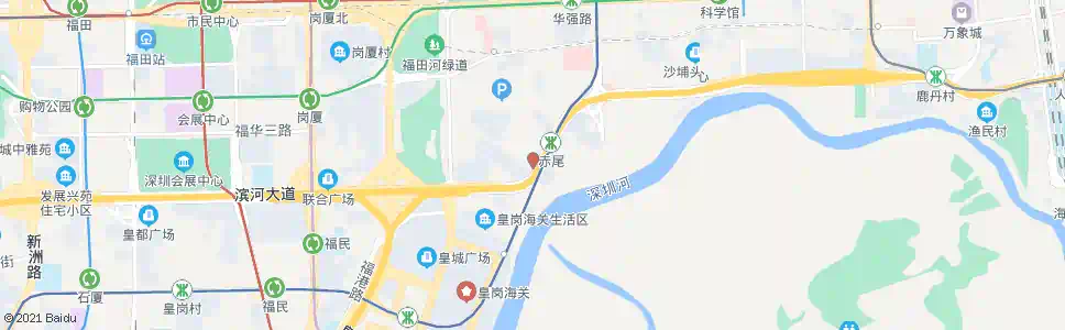 深圳岗边村2_公交站地图_深圳公交_妙搜公交查询2025