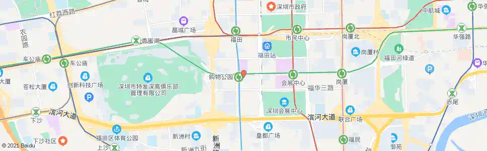 深圳购物公园地铁站_公交站地图_深圳公交_妙搜公交查询2025