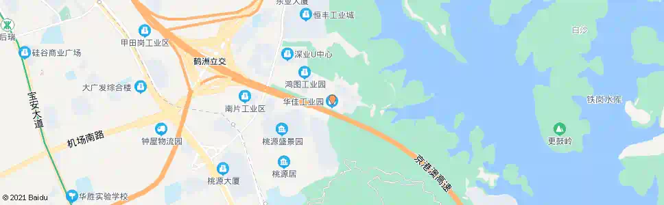 深圳西乡华佳工业园_公交站地图_深圳公交_妙搜公交查询2025
