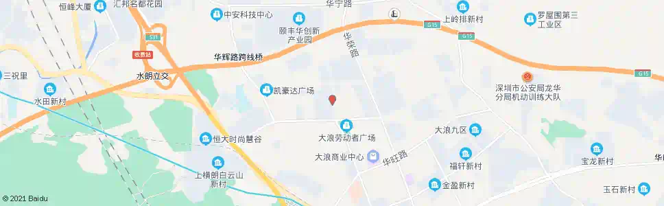 深圳中建工业区_公交站地图_深圳公交_妙搜公交查询2025