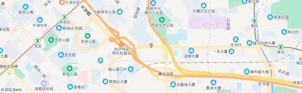 深圳TCL国际E城_公交站地图_深圳公交_妙搜公交查询2025