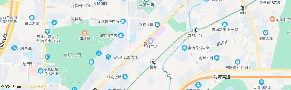 深圳万科大厦_公交站地图_深圳公交_妙搜公交查询2025