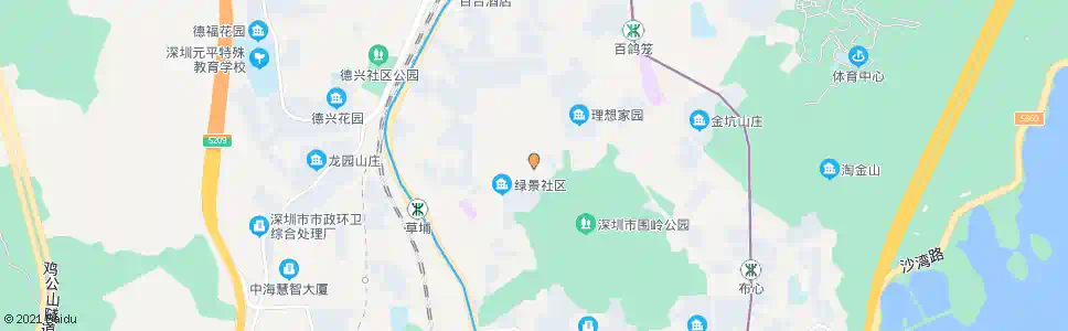 深圳华港新村_公交站地图_深圳公交_妙搜公交查询2025