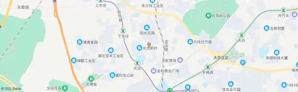 深圳新三村市场_公交站地图_深圳公交_妙搜公交查询2025