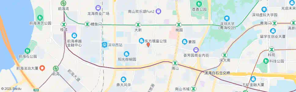 深圳大陆庄园_公交站地图_深圳公交_妙搜公交查询2025