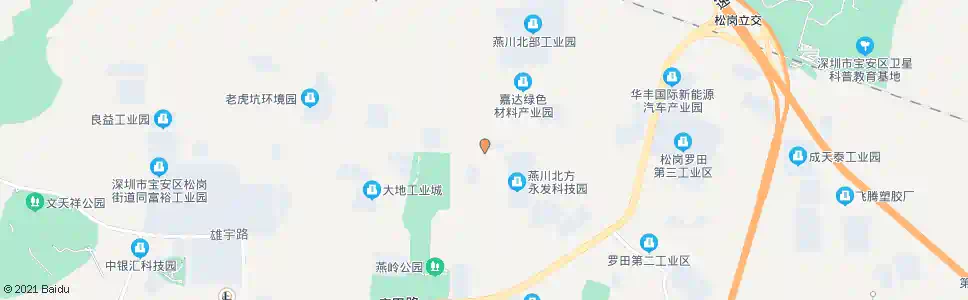 深圳鹏辉达工业园_公交站地图_深圳公交_妙搜公交查询2025
