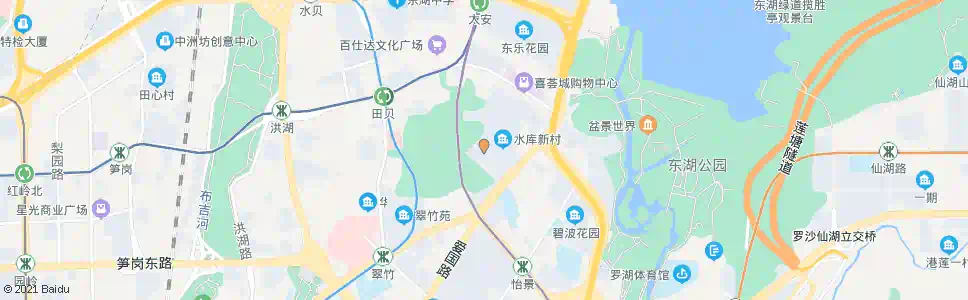 深圳水库新村1_公交站地图_深圳公交_妙搜公交查询2025