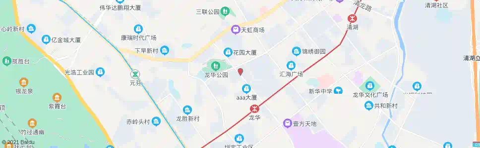 深圳龙华街道办_公交站地图_深圳公交_妙搜公交查询2025