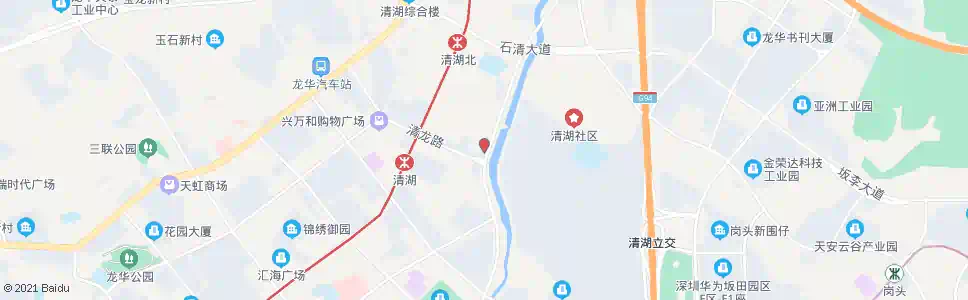 深圳清龙天桥_公交站地图_深圳公交_妙搜公交查询2025