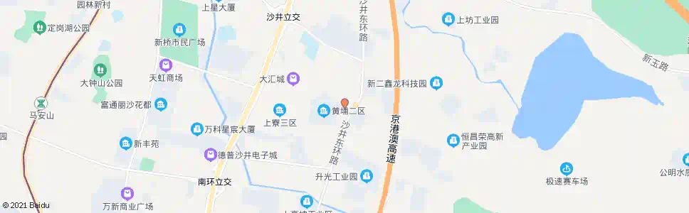 深圳黄埔旧村_公交站地图_深圳公交_妙搜公交查询2025